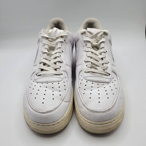 Nike Shoes Mens 12 Air Force 1 White Swoosh Sneakers AT4143-103 Athletic - Picture 2 of 11
